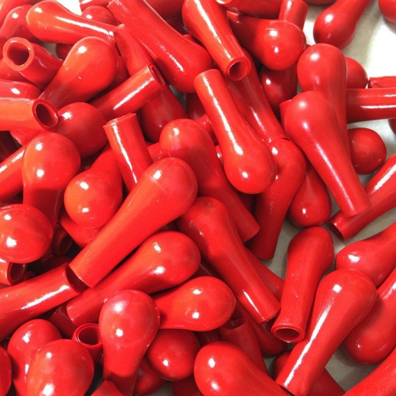 乳胶帽加厚红色滴管乳胶头玻璃滴管滴瓶用橡胶吸头红皮头胶头滴管