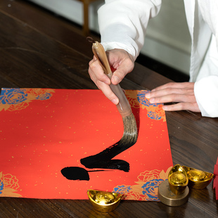 张小凤 月泫清斗笔抓笔兼毫写对联专用提斗成人专业级国画书法大