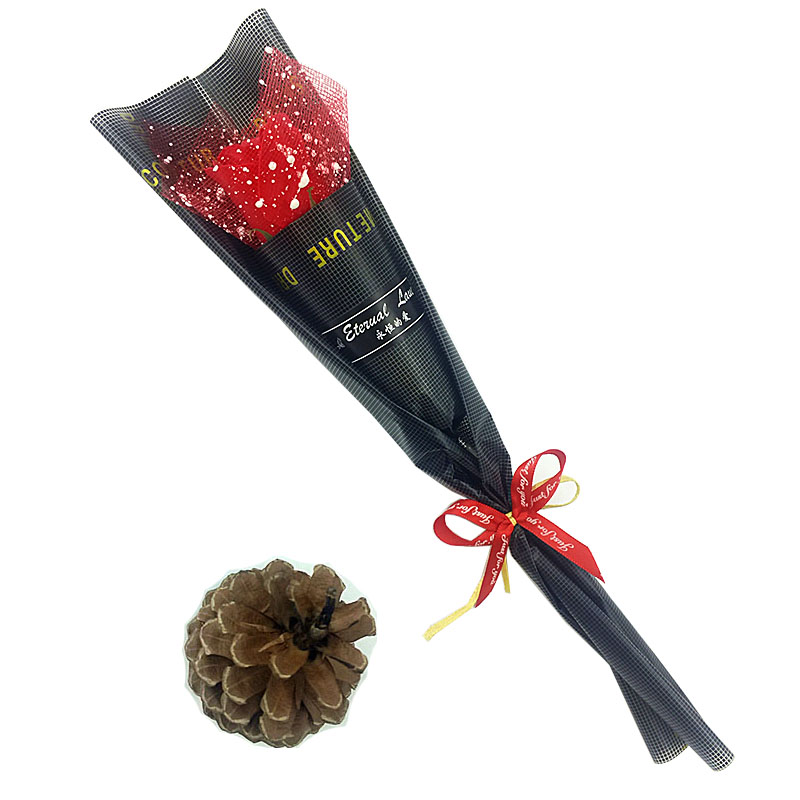 香皂玫瑰花单支肥皂花束情人节送闺蜜创意小礼品教师节送老师礼物