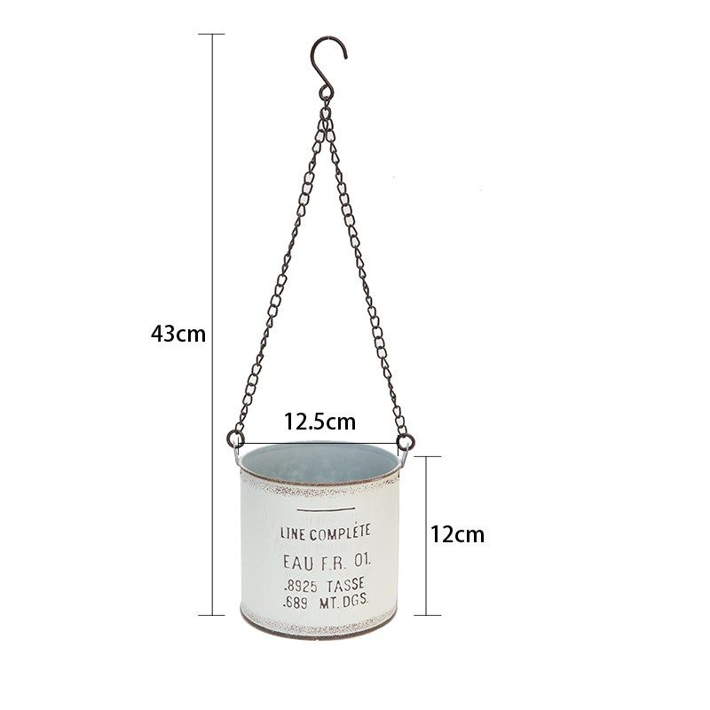 爱上花园 复古做旧铁皮悬挂花盆花园杂货园艺装饰链条吊盆口价,鲜花速递/花卉仿真/绿植园艺,其它园艺用品,淘宝优惠券,粉丝福利购,淘宝优惠卷