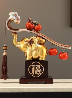 如意乔迁新中式客厅玄关电