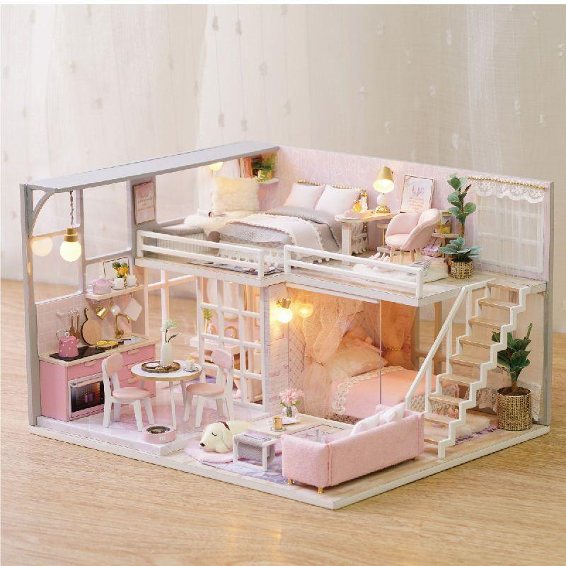 diy小屋阁楼别墅手工制作