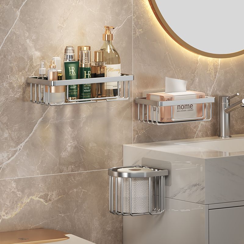 免打孔卫生纸置物架厕所纸巾盒厕纸抽纸盒卷放卫生间洗手间网篮架