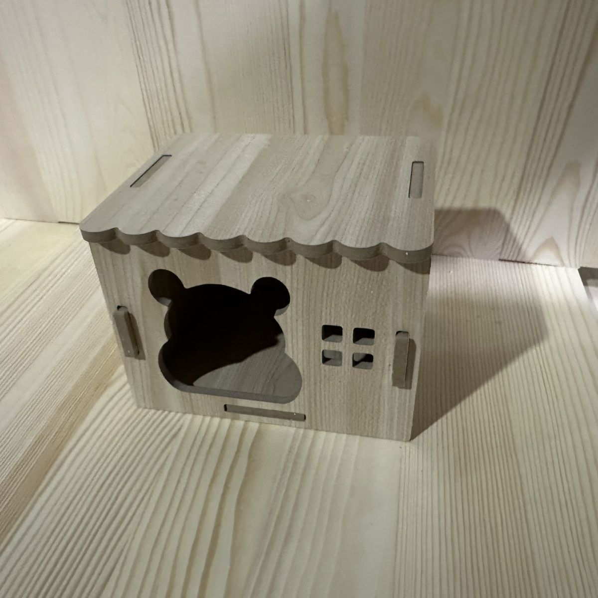 便宜表明防水仓鼠金丝熊躲避屋耐啃咬开盖有底波浪小房子造景用品