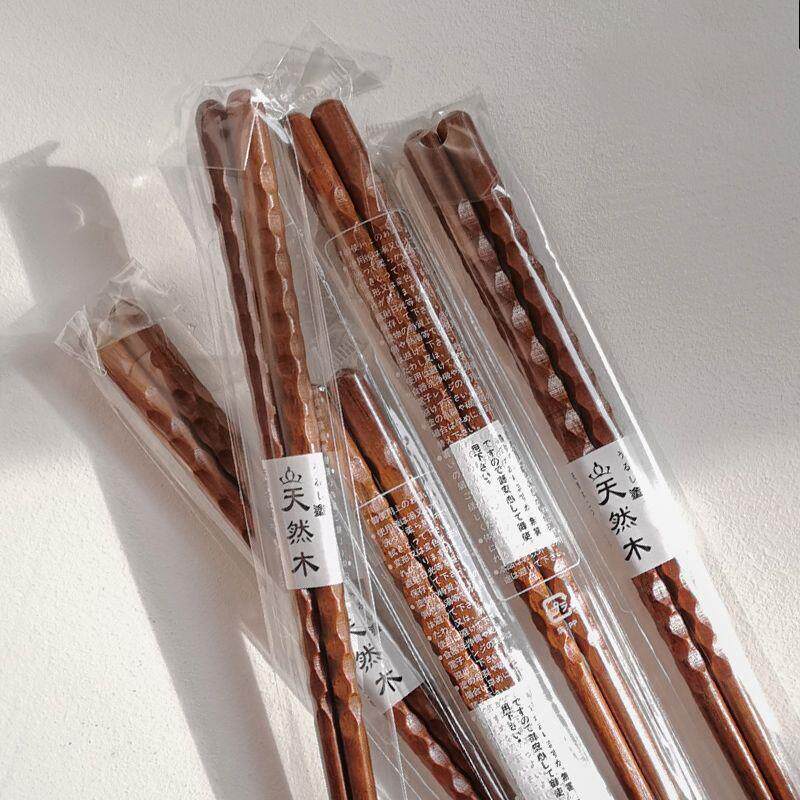 高档家用筷子简约铁刀木实