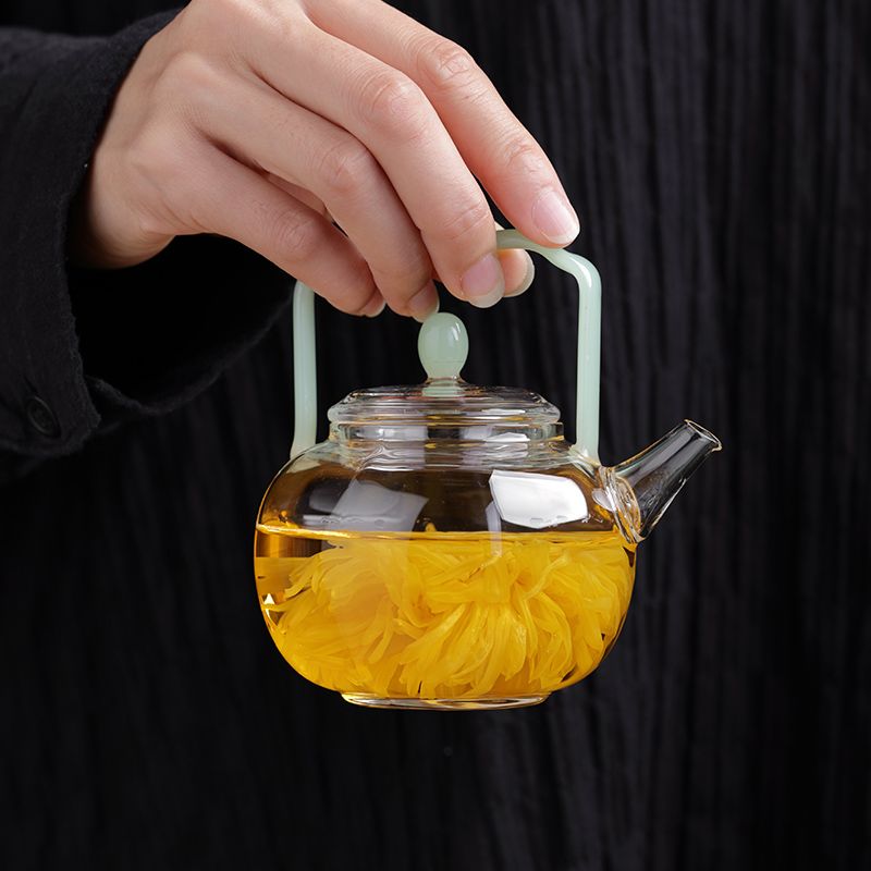 迷你小号玻璃煮茶器功夫茶专用茶具小型烧水壶泡茶专用茶壶耐高温
