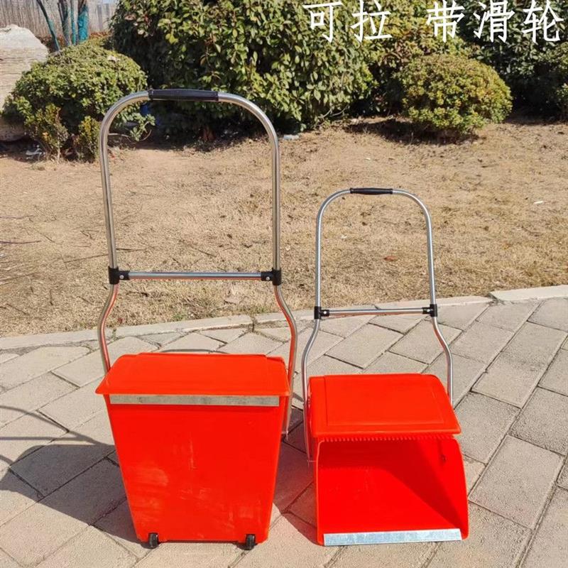 环卫防风带轮子垃圾斗簸箕