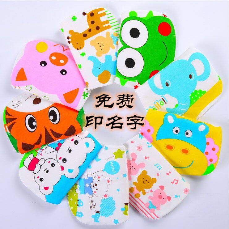 [4/8条装]宝宝隔汗巾6层纯棉纱布汗巾儿童垫背巾幼儿园加大吸汗巾