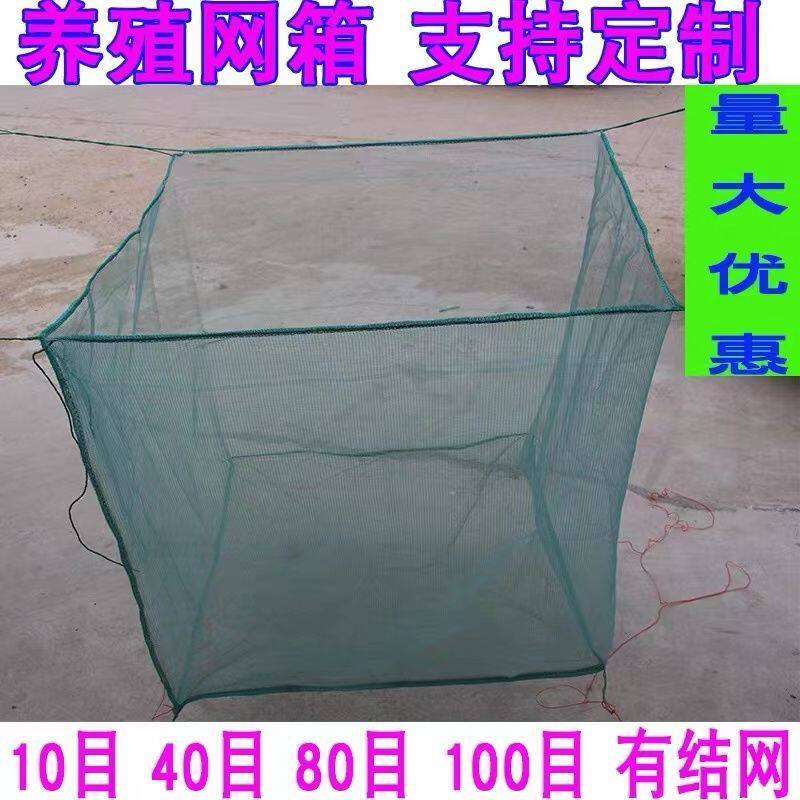 10毫米网眼养殖育苗尺寸养鱼网箱泥鳅防逃黄鳝定做龙虾鱼苗渔网