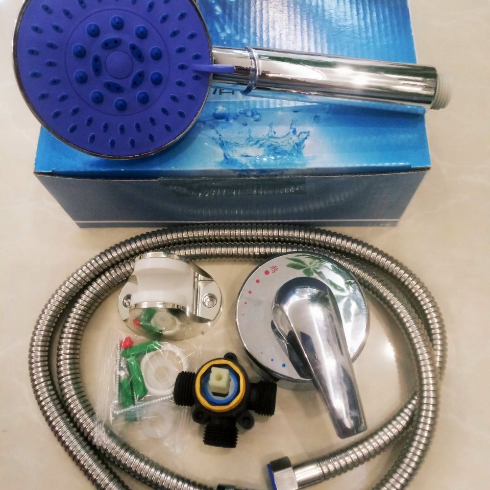 五档多功能手持淋浴喷头电热水器套装花洒浴室软管淋雨喷雾莲蓬头