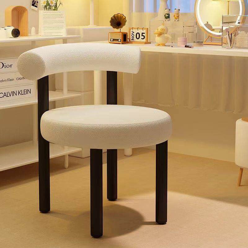 化妆椅女生卧室专用梳妆台椅子爆款加厚梳妆凳网红美甲化妆凳子