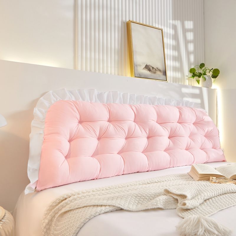 床头靠垫双人靠枕床上沙发护腰软包含芯靠枕宿舍靠枕榻榻米可固定