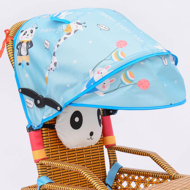 婴儿车防晒遮阳棚宝宝竹藤推车遮阳伞罩儿童藤编车防水雨罩通用