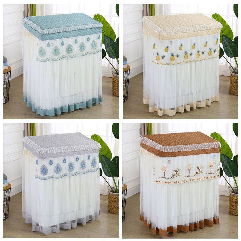 洗衣机外套罩双桶洗衣机罩老式半自动双缸通用双桶加厚布艺防尘的