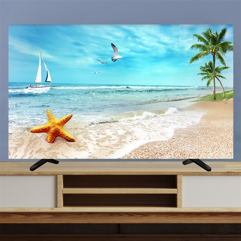 新款电视机罩防尘罩套家用挂式台式曲面通用电视机防尘布70寸盖布