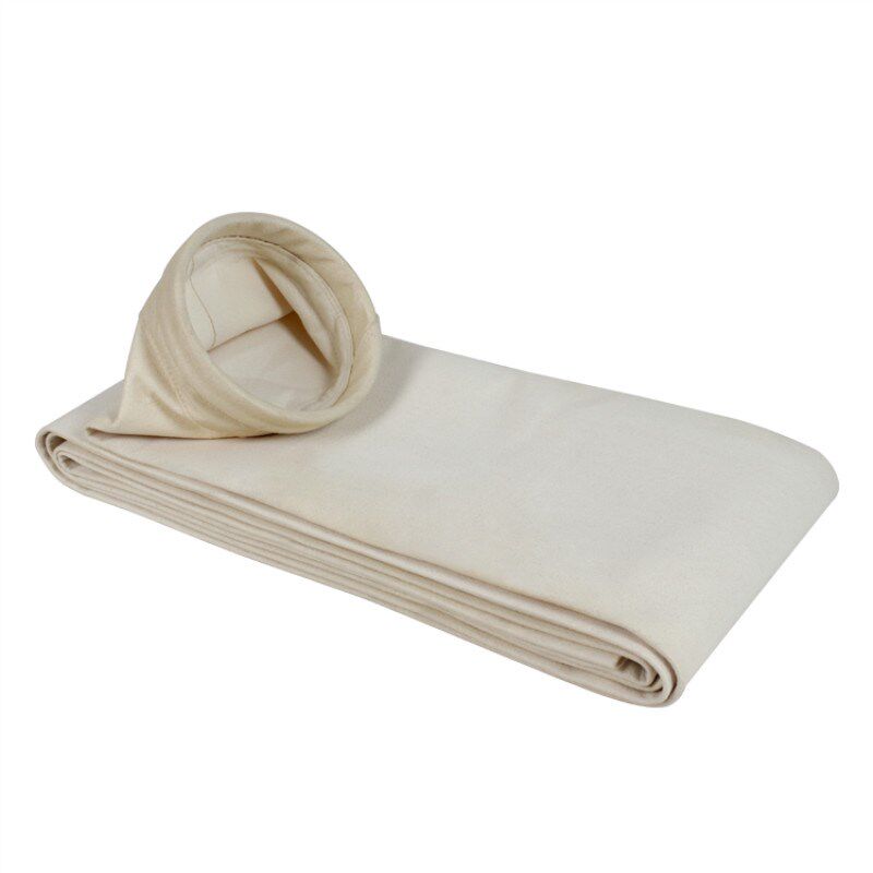 耐高温窑尾除尘无碱覆膜膨体纱玻璃纤维高硅氧玻纤大布袋脉冲滤袋