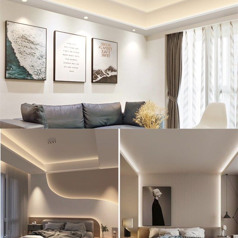 回龙24V低压灯带裸板自粘灯槽贴片防水无主灯吊顶cob线型灯灯条,家装灯饰光源,室内LED灯带,淘宝优惠券,粉丝福利购,淘宝优惠卷