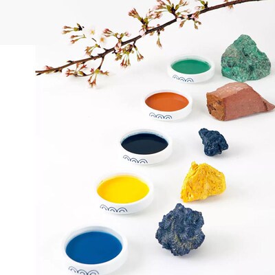 姜思序堂单瓶5克瓶装天然矿物植物国画颜料花青赭石藤黄胭脂石青