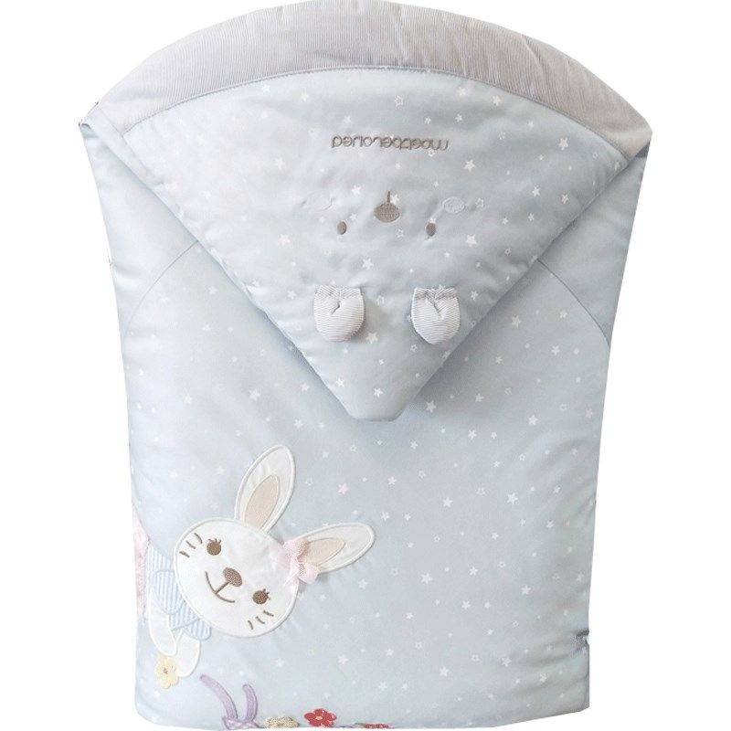 婴儿抱被纯棉加厚可拆卸内胆包被卡通可爱秋冬抱毯宝宝用品睡袋