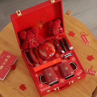 女方备婚物品档新娘娘家嫁妆婚礼洗漱结婚用品大全 陪嫁用品套装