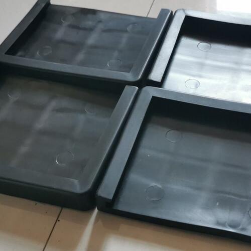 深蹲架附件    立柱底部钢板橡胶垫