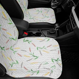 汽车座垫套纯棉碎花坐垫布艺新款座椅套四季通用半包围温馨田园花