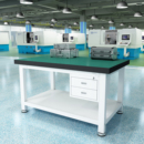 重型工作台双层防静电车间工厂流水线操作台钳工台实验室抽屉桌子