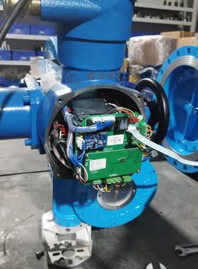 带RS485通讯接口电动瓦斯蝶阀WSD941X-16-DN400矿用瓦斯法兰蝶阀