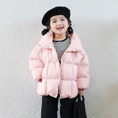 女童羽绒服小童2024新款冬季宝宝童装羽绒服中大童90绒外套23221
