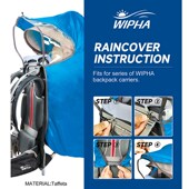 通用WIPHA背架款 式 儿童背架专用 全包防雨罩 配件 WIPHA韦帕