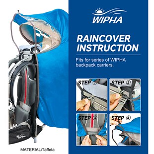 【配件】WIPHA韦帕 儿童背架专用 全包防雨罩 通用WIPHA背架款式