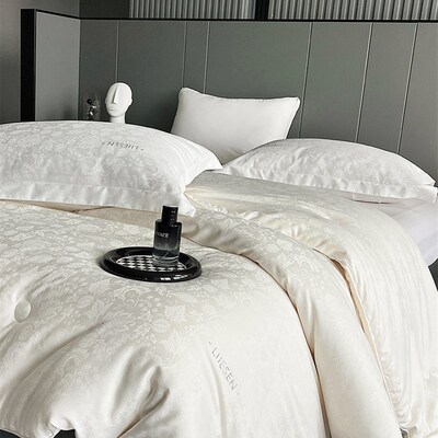 A类棉55李官奇大豆被四季春秋被加厚保暖冬被二合一子母被单双人