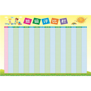 班级文化可擦写磁性评比栏幼儿园小组积分表小学生光荣榜教室装饰