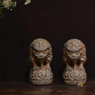 煦和院子*敏军原创吸水兽案头狮子茶宠摆件