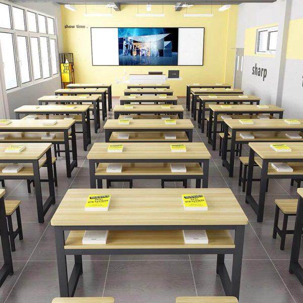 学生培训班课桌椅学校补习补课班学习书桌午托班辅导机构教室桌子