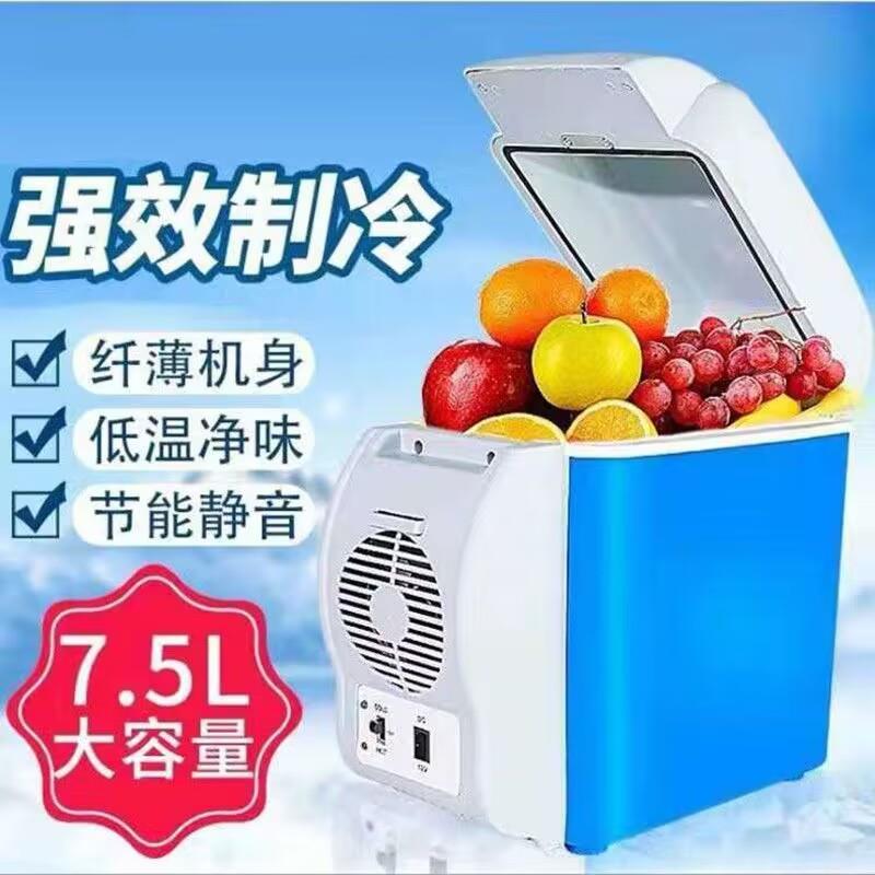 特价车载冰箱二人小号迷你冰柜12V冷冻冷藏加热小轿车后备箱制冷B
