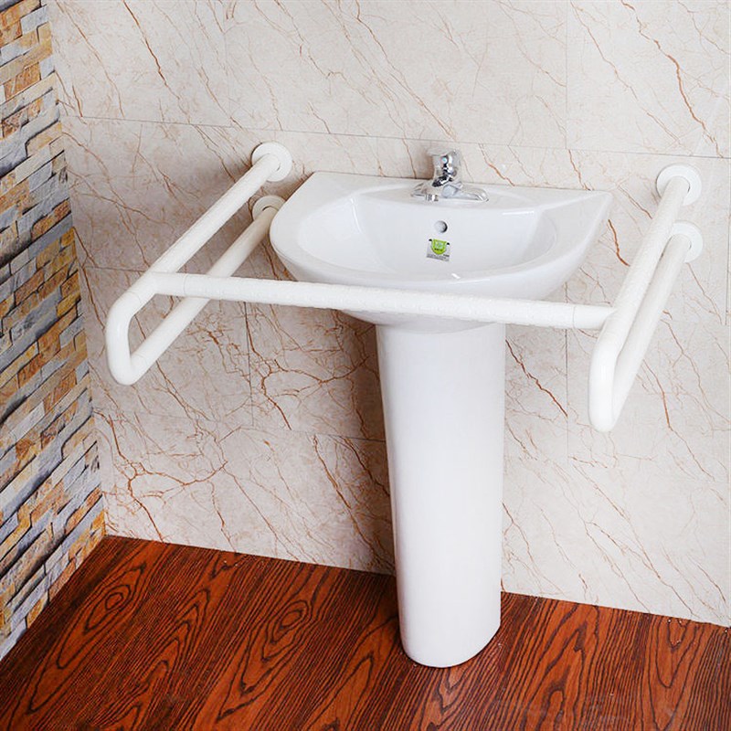 无障碍卫生间扶手  老年人残疾人洗手间扶手  洗手盆防滑安全扶手