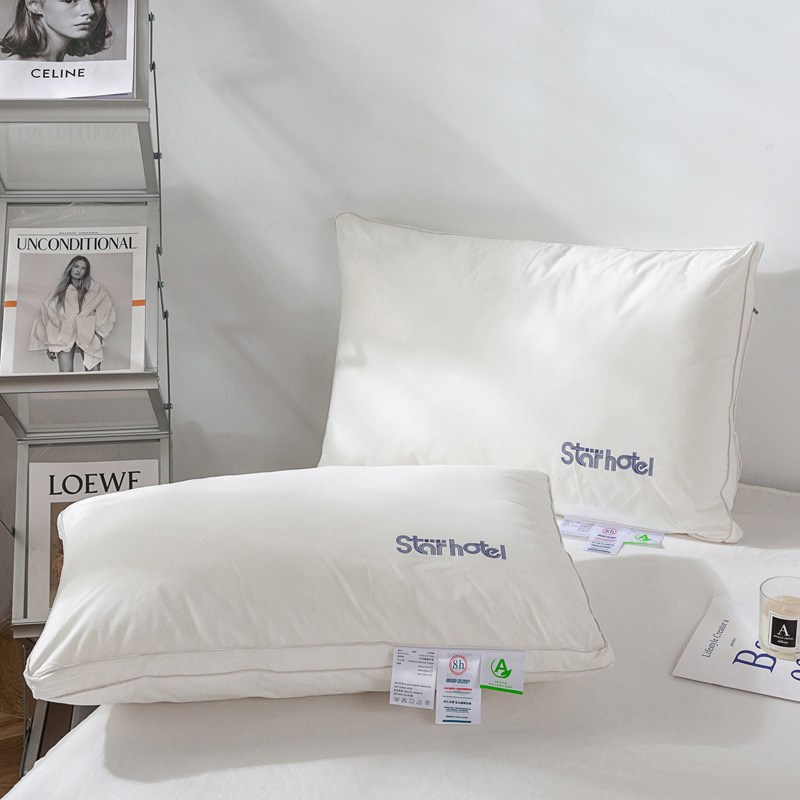 星级酒店枕头宾馆枕芯长方形护颈枕头芯家用厂家纤维民宿枕芯