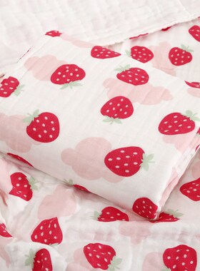 纱布童被儿童泡泡童被四层纯棉浴巾婴儿夏秋季儿童被宝宝盖毯包巾