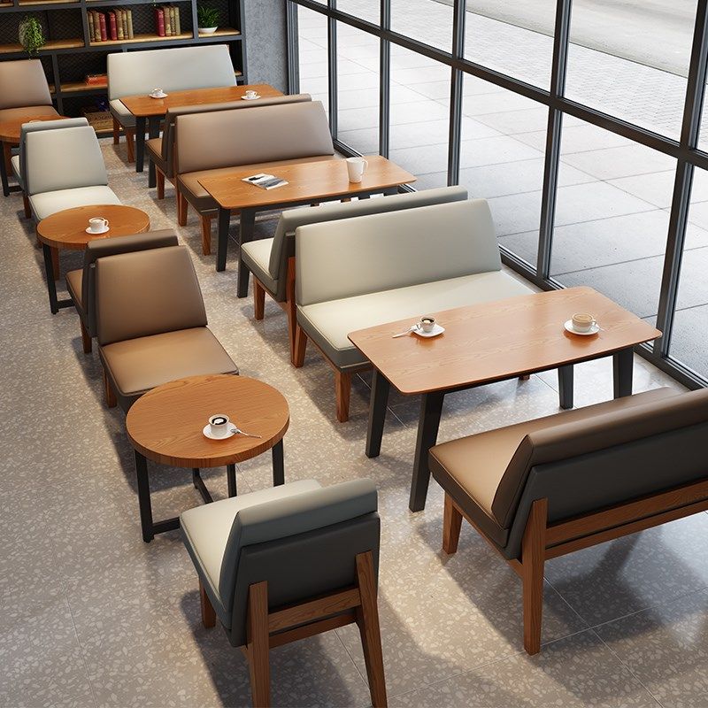 定制甜品店奶茶店西餐厅咖啡厅沙发卡座简约休闲接待洽谈桌椅组合,农用物资,苗木固定器/支撑器,淘宝优惠券,粉丝福利购,淘宝优惠卷