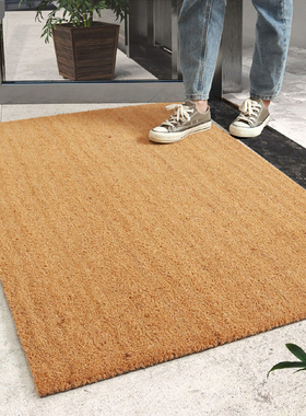 仿椰棕入户门地毯家用进门脚踏垫门口进户门防尘地垫门垫入户脚垫