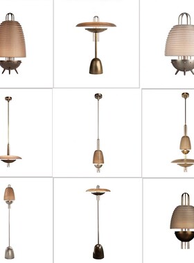 复古信号餐厅吧台吊灯设计样板房卧室床头装饰台灯客厅沙发落地灯