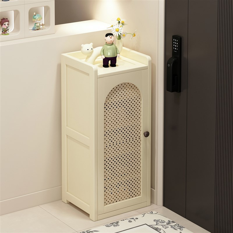 鞋架多层家用门口小窄出租房用室内看带门鞋柜20新款防尘