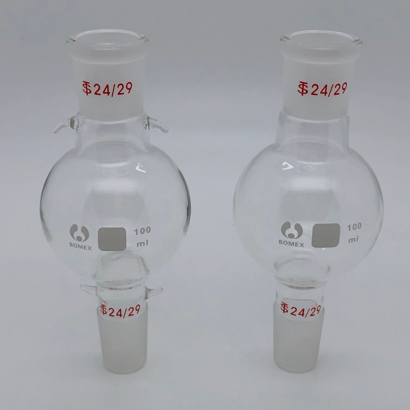 玻璃层析柱储液球加液球/100/0/0/1000/2000ml 溶剂存储球