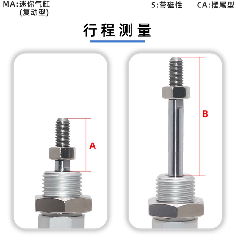 小型气动不锈钢迷你气缸M//2/X*-75X1X1-C
