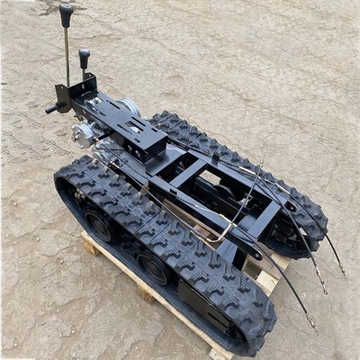 小型履带底盘行走总成改装农用旋耕开沟机配件全地形爬坡运输车