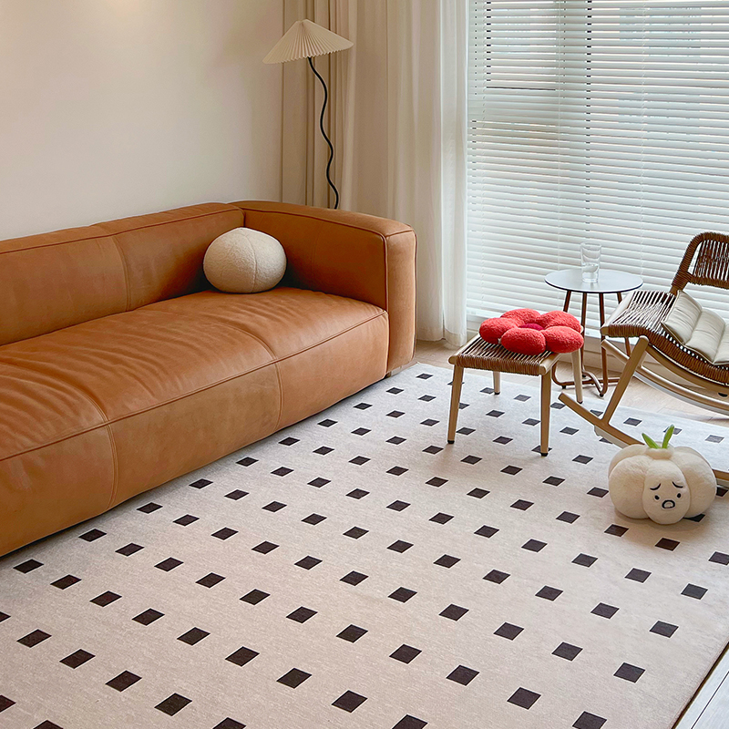 CCFRT佩尼达公寓 奶油风可机洗水洗地毯客厅卧室地垫沙发可拆洗