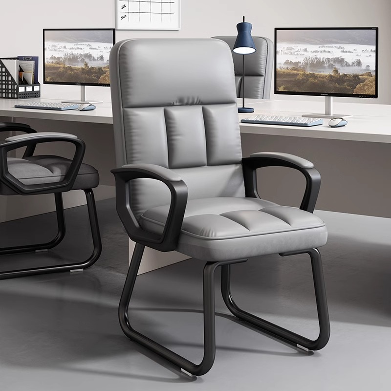 办公室椅子舒服久坐简约会议室职员椅弓形靠背电脑椅X家用麻将座