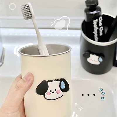 304不锈钢漱口杯家用牙刷杯牙杯洗漱杯情侣刷牙水杯学生杯子牙缸