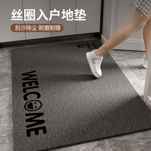 入户门地垫门口进门脚垫可裁剪丝圈B门内外蹭pvc高级玄关防滑地毯